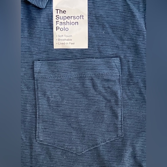 New! Sonoma Goods For Life The Supersoft Fashion Polo S - Picture 5 of 7